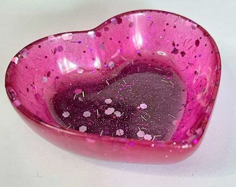 Small Resin Heart Trinket Dish