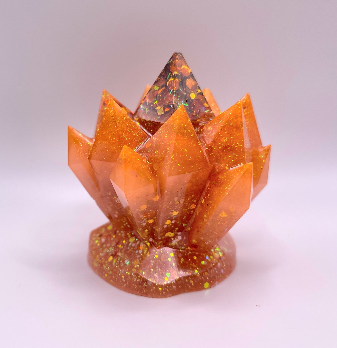 Resin Crystal Cluster Etsy