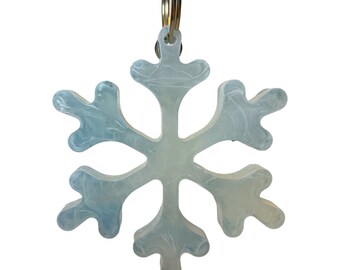 Snowflake Keychain