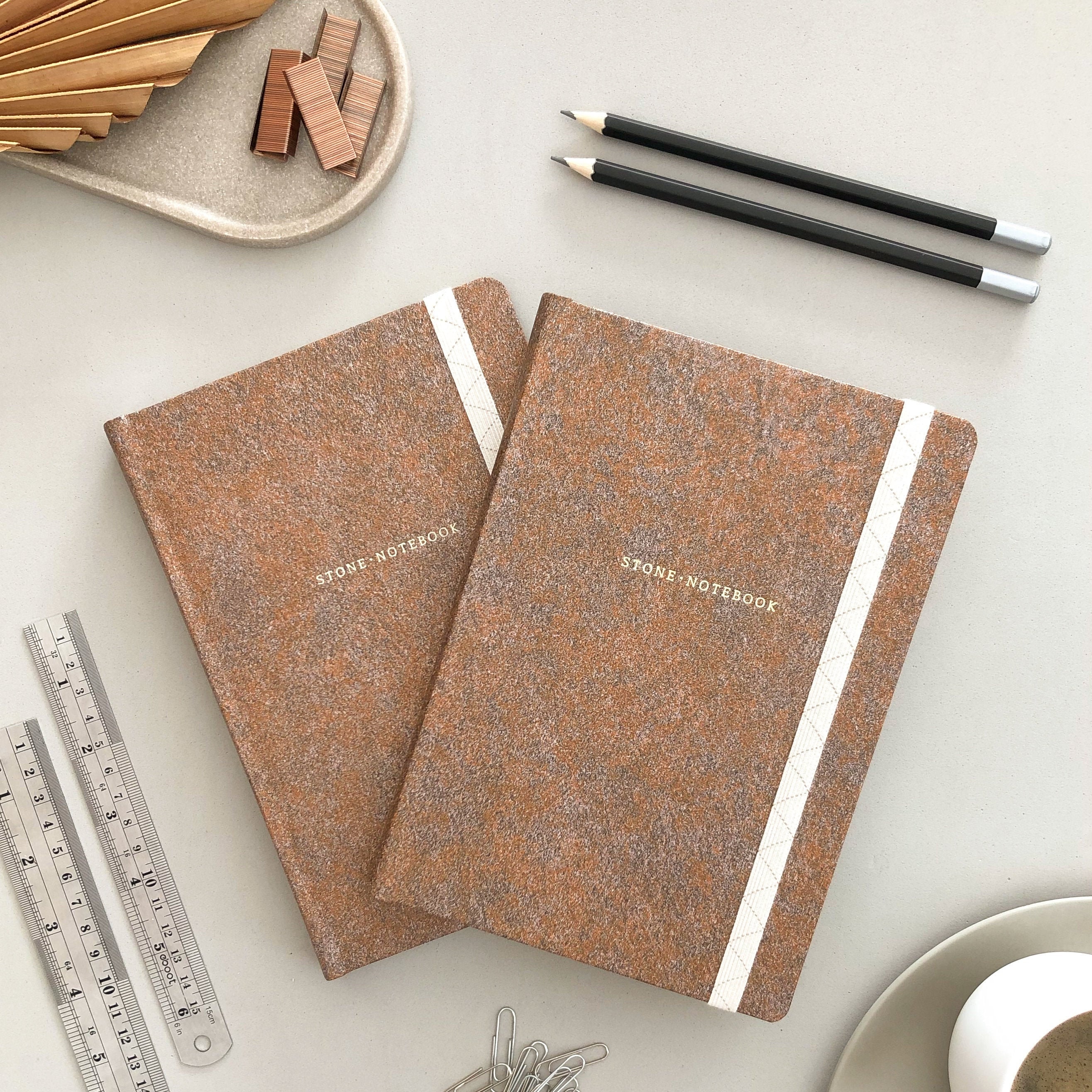 Stone Paper Notebook Oxide Stone Notebook Etsy