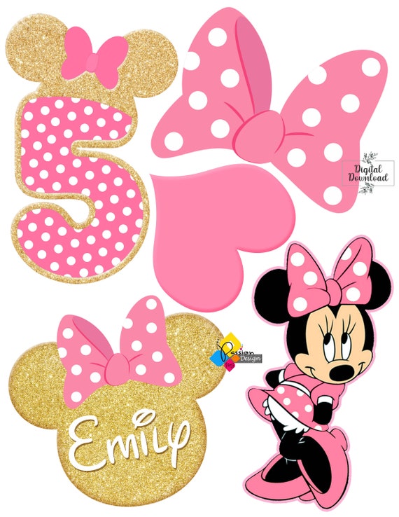 Deco Mickey Minnie pour gateau x 18