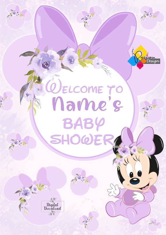 Minnie Mouse En Morado