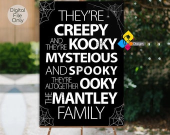 Printable Black HALLOWEEN Welcome Board. HALLOWEEN Party Decor. HALLOWEEN Welcome Sign. Personalized Black Halloween Party Poster