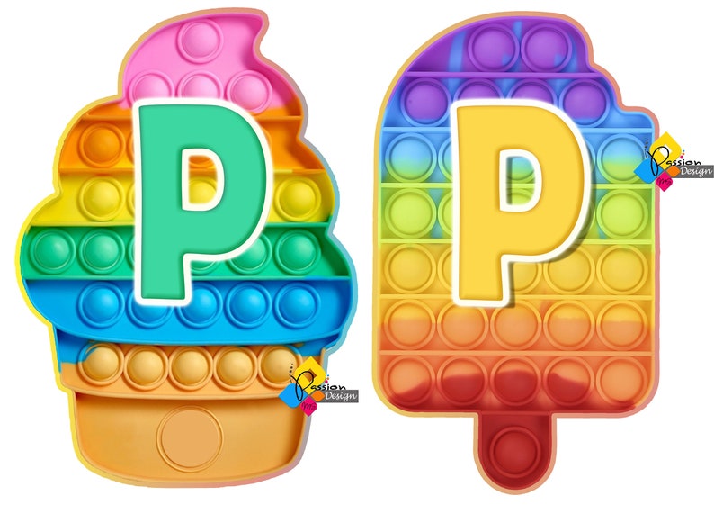 Printable POP IT Fidget Toys Birthday Banner. Personalized DIY - Etsy