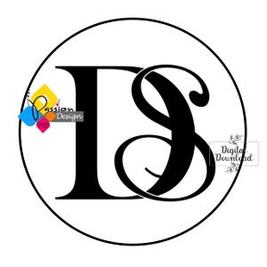 Könnte beinhalten: Ein schwarz-weißes Monogramm der Buchstaben "IS" in einem Kreis. Die Buchstaben sind in einer Schriftart. Der Kreis ist schwarz umrandet.