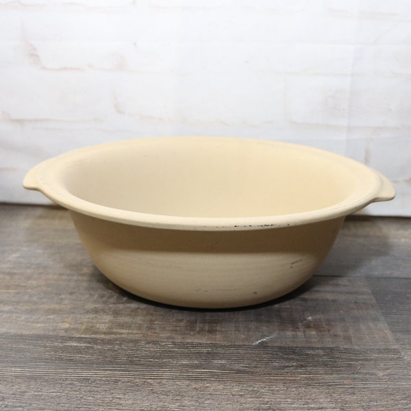 Pampered Chef Large Stoneware Bowl 12 inch Family Heritage Baking Dish