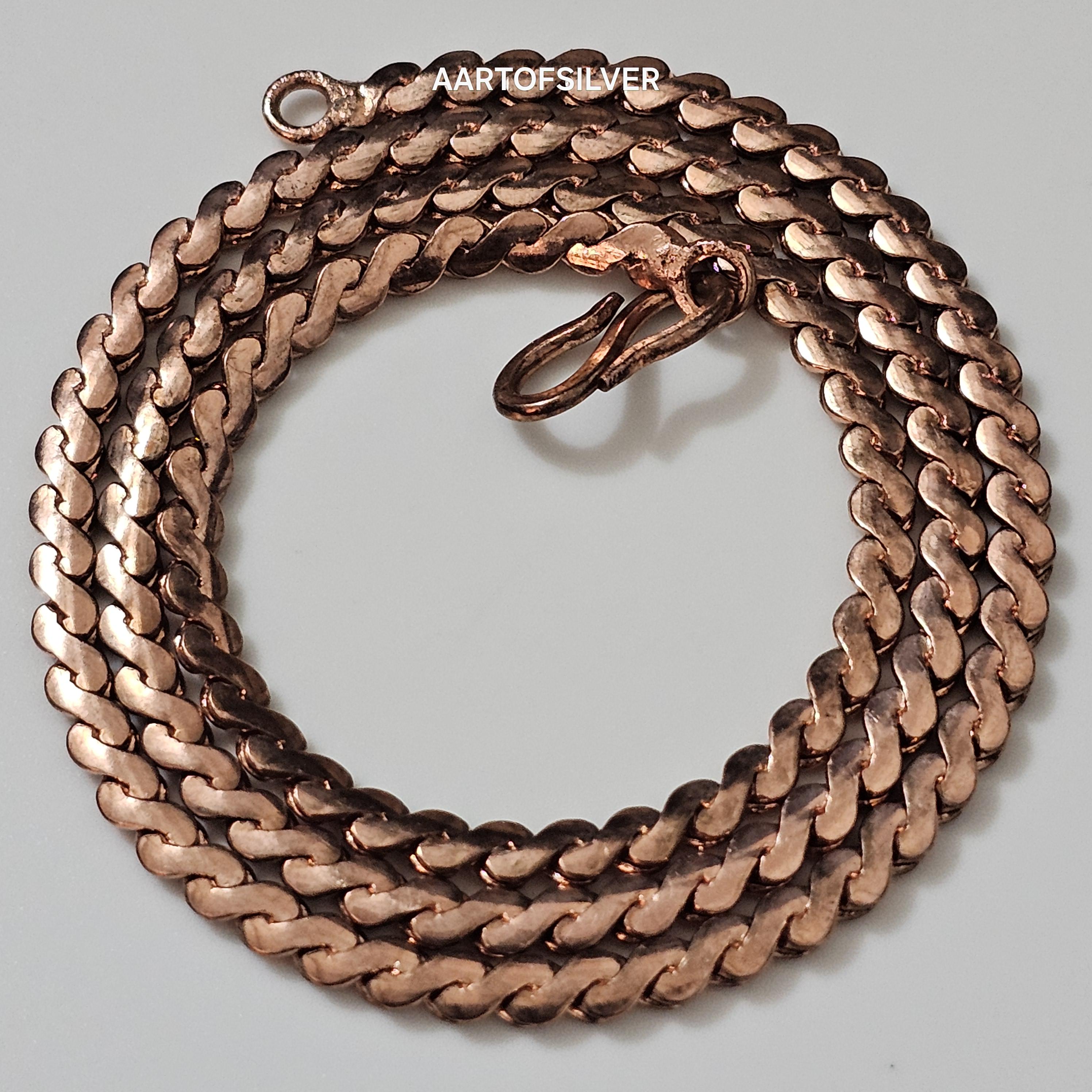 Gold Copper Cuban Link Cuban Link Chain For Men Heavenly Metals
