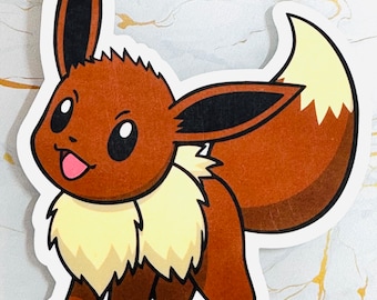 Poke/Eve Stickers | Individual | Waterproof Stickers | Weatherproof Stickers | Scratch-Resistant | Vinyl Stickers | Party Favor
