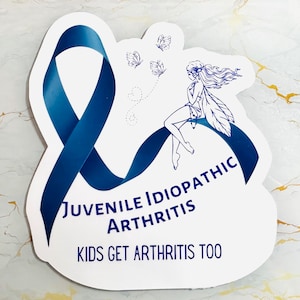 Juvenile Arthritis Sticker | Individual | Waterproof Stickers | Weatherproof Stickers | Scratch-Resistant | Vinyl Stickers |