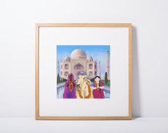 Mouse in India Wall Art Print, Art Download for Kids Room Decor, Printable Wall Art India Poster Digital Download, Nature Conservancy Canada