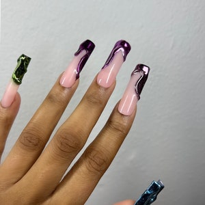 Amateur de chrome | Appuyez sur les ongles | Faux ongles | colle sur les ongles | La PressBox