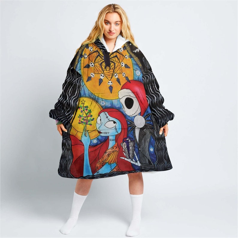 Jack Skellington Christmas Disney Oodie Blanket Hoodie/snug Etsy UK