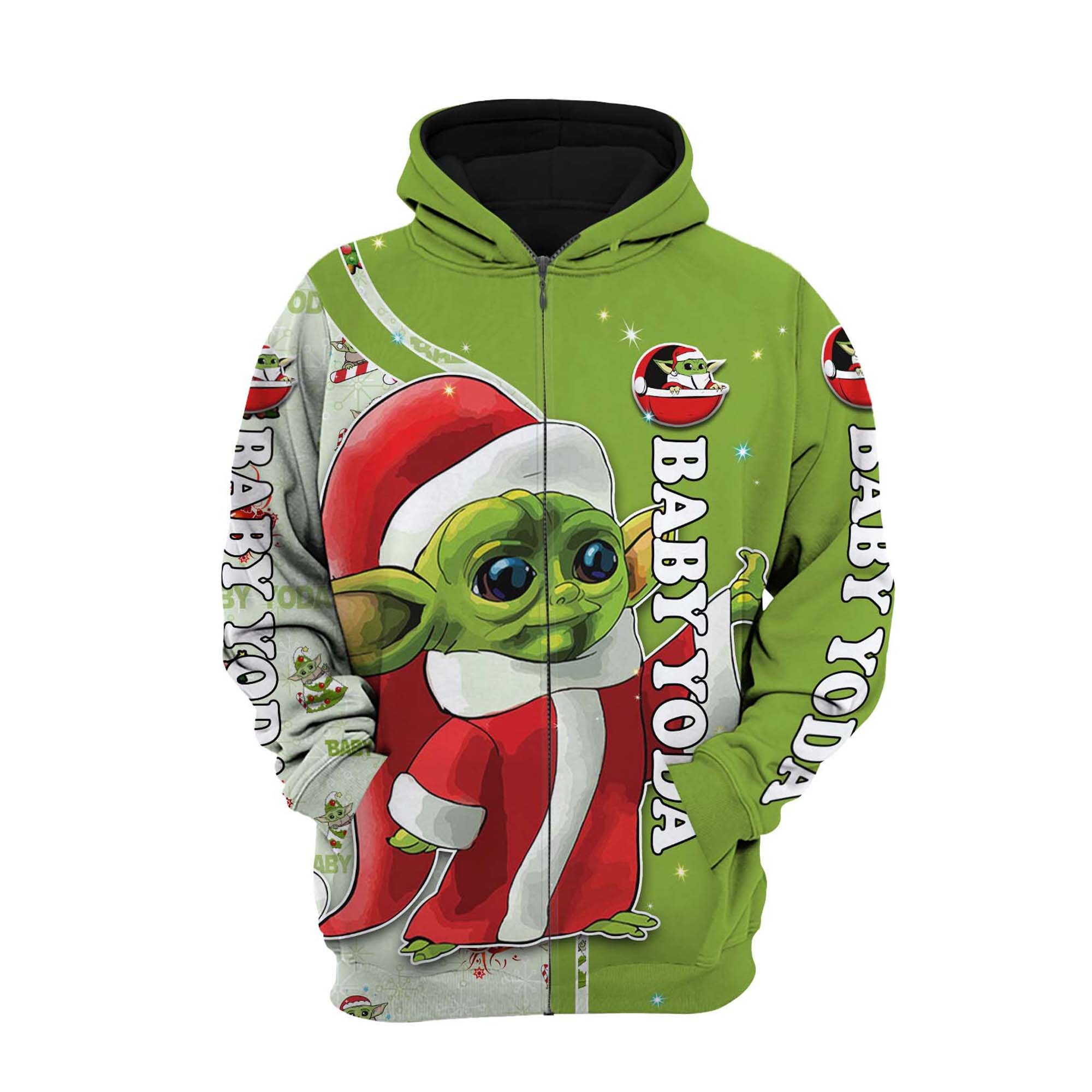 Baby Yoda Christmas 3D Hoodies