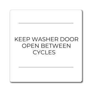 Keep Washer Door Open Between Cycles Magnet