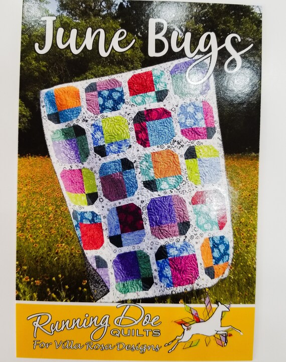 June Bugs Quilt Pattern Easy Child's Quilt Lady Bugs 4x6 Etsy