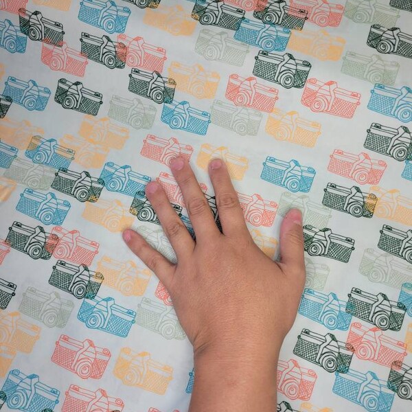 Camera Quilt Fabric Etsy