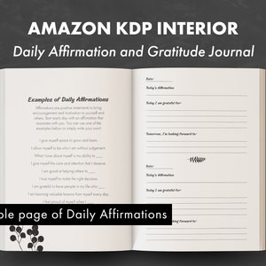 KDP Interior - Gratitude Journal - Ready to Upload PDF - Commercial Use ...