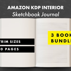 KDP Interior - Sketchbook Journal - Ready to Upload PDF
