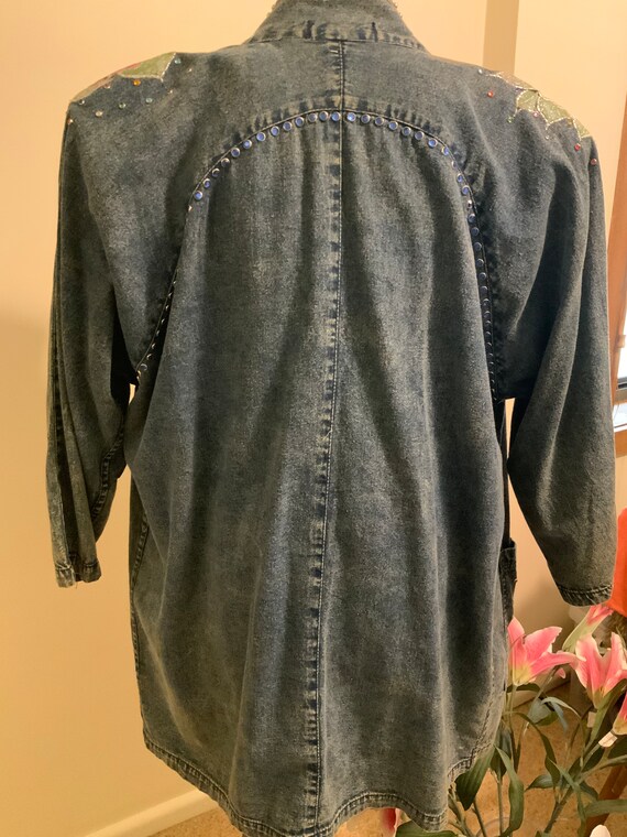 Vintage 1980s Denim Jacket - image 2