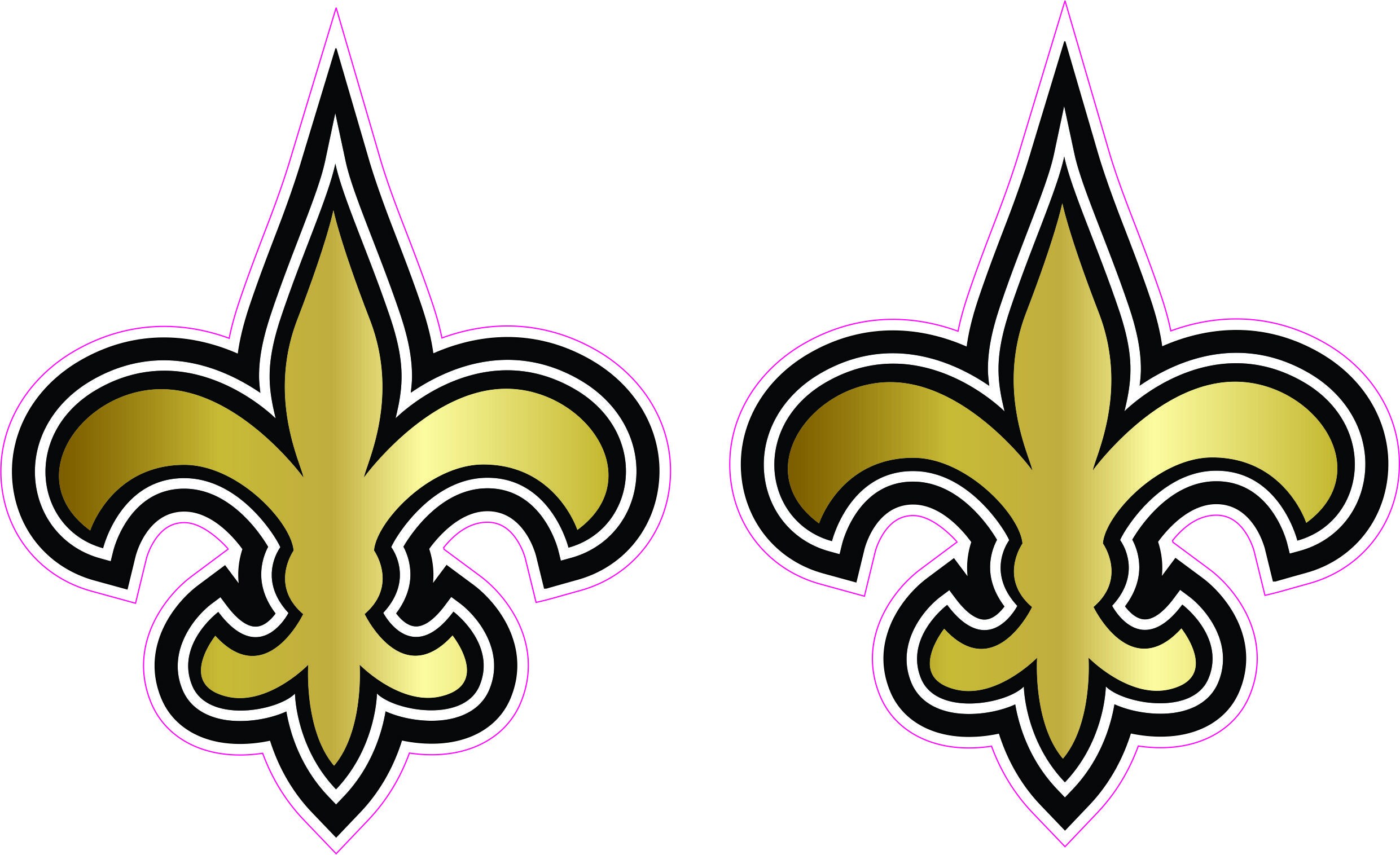 New Orleans Saints Chrome Inspired Full Size Football Helmet | Etsy