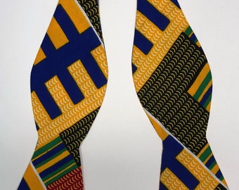 African Print Bowties, Ankara Bowties, Kente Bowties