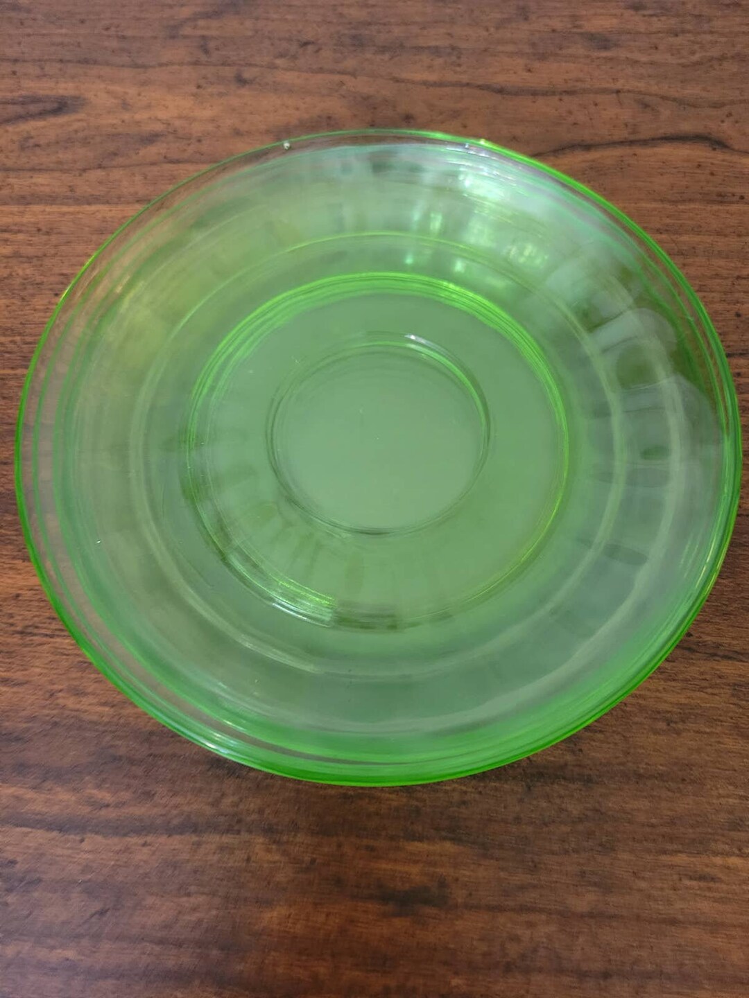 Vintage Green Block Optic Depression Glass Dessert Platesset of 5 Etsy