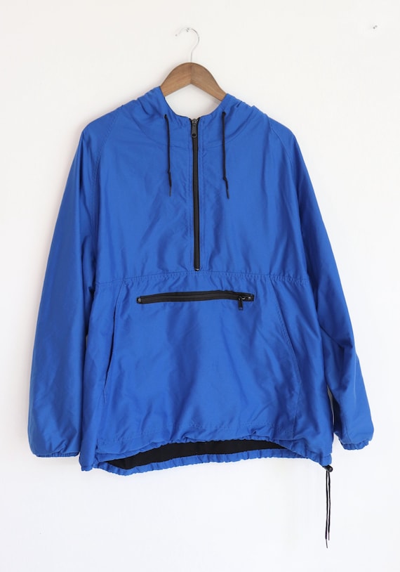 Vintage 1990s Sportsmaster Nylon Anorak Royal Blue Men's Vintage 1990s Sportsmaster Nylon Anorak Royal Blue Men's