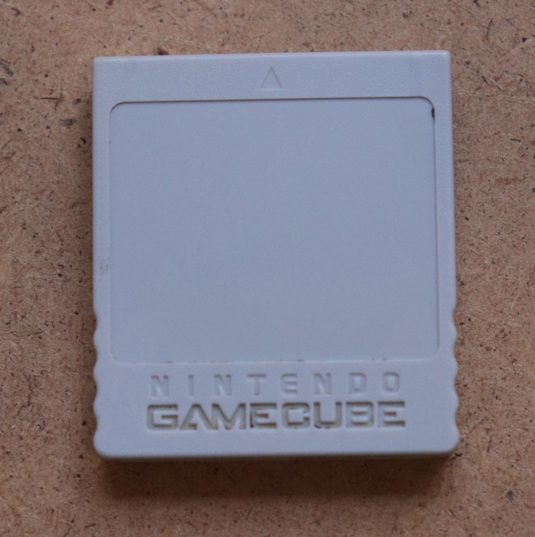 Nintendo Gamecube Memory Card 59 Blocks Gray DOL008 TESTED Etsy