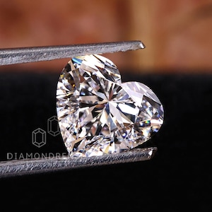 Heart Shape Lab Created Diamond, IGI Certified Lab Grown Diamond D/VS1, Diamond for Engagement Ring or Pendant, Diamond Gift for Women