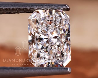 Diamant mit strahlendem Schliff, 1.01 CT, strahlender, loser Diamant im Labor gewachsen, F / VS1 Diamant für individuelle Verlobungsring, IGI-zertifizierter Diamant