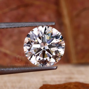 IGI Certified Lab Grown Diamond, 2.01 CT Round Brilliant Cut Diamond, F/VS1 Lab Diamond, Loose Diamond for Engagement Ring, Excellent Cut