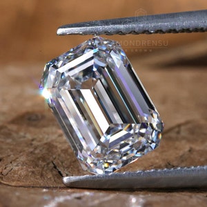 Emerald Cut Lab Grown Diamond, 2.01 CT Emerald Cut Lab Created Diamond E/VS2, Diamond for Custom Engagement Ring, IGI Certified Diamond