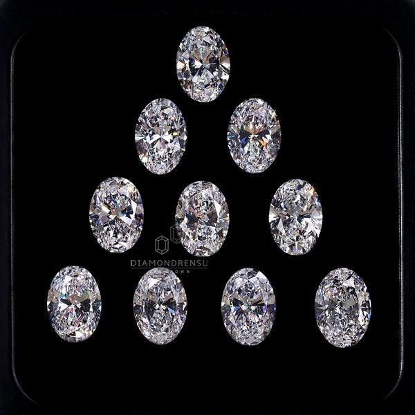 Oval Cut Lab Grown Diamonds, 0.25 CT to 1.50 CT Oval Lab Created Diamonds, Excellent Cut cvd - hpht Diamonds, Custom Jewelry by Diamondrensu