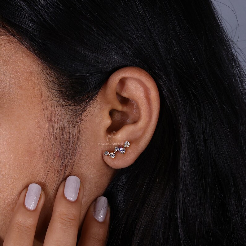 diamond wedding earrings