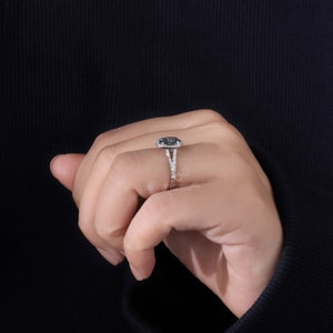 halo split shank engagement ring
