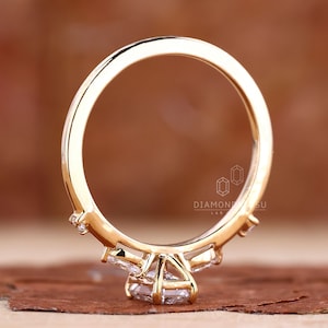 five stone diamond ring