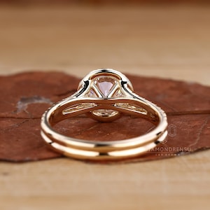 Exclusively designed Rings for Women by Diamondrensu, featuring a Round Diamond Halo
