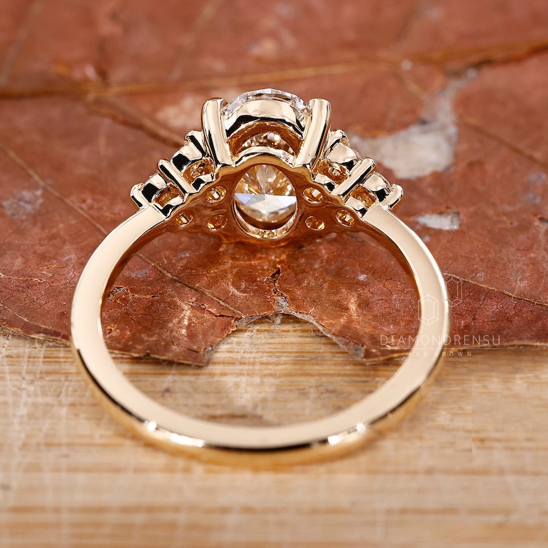 yellow gold ring for her