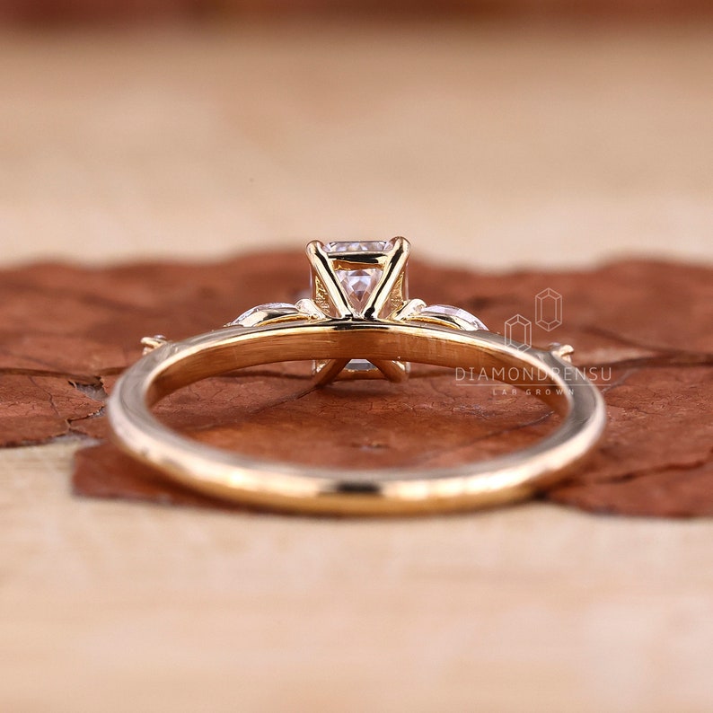 lab created diamond ring