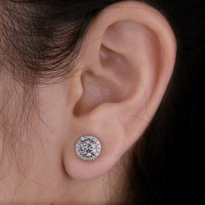 lab grown diamond earrings