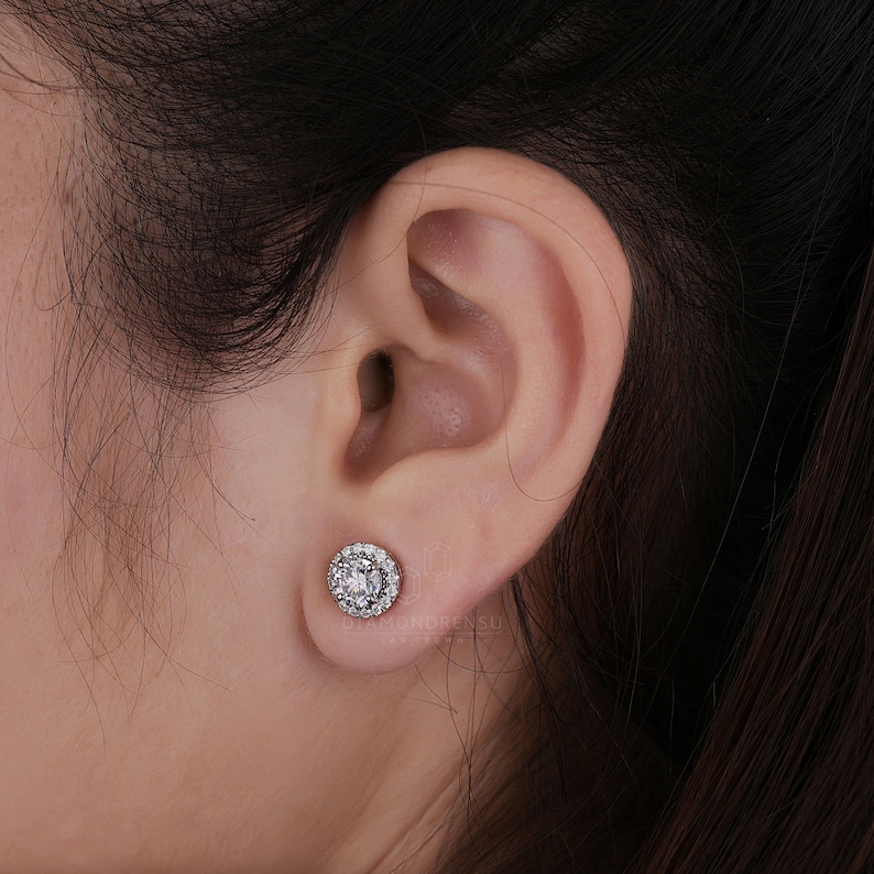 diamond stud earrings