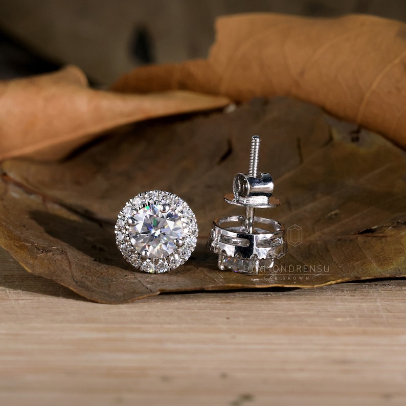 halo earrings