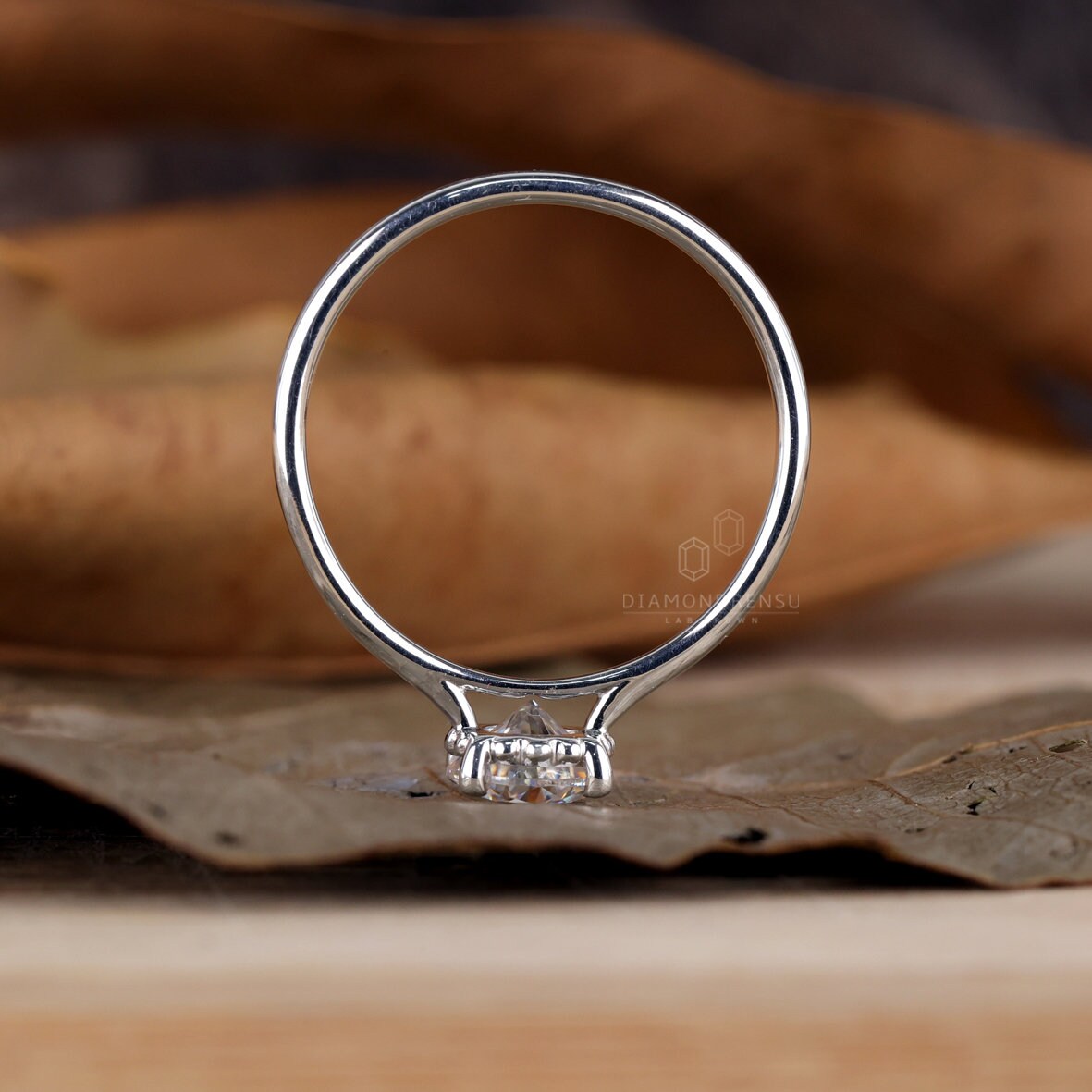 CT Round Diamond Engagement Ring, Solitaire Lab Gown Diamond Ring,  Wedding Ring, Ring for Women, Propose Ring, Anniversary Ring size: 1/4  US