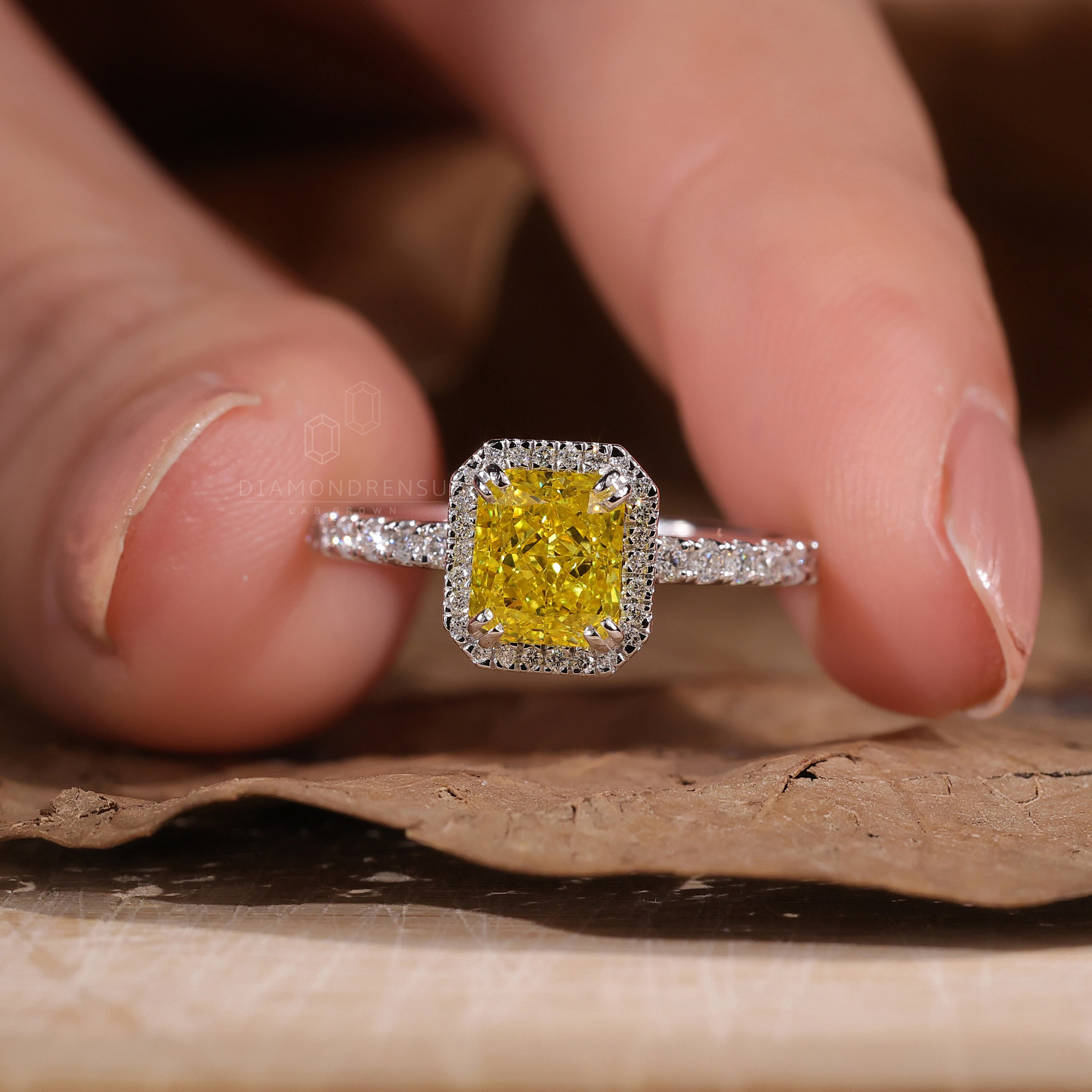 Yellow Sapphire and Diamond Ring in Gold - Size 7 - Gardens of the Sun |  Ethical Jewelry