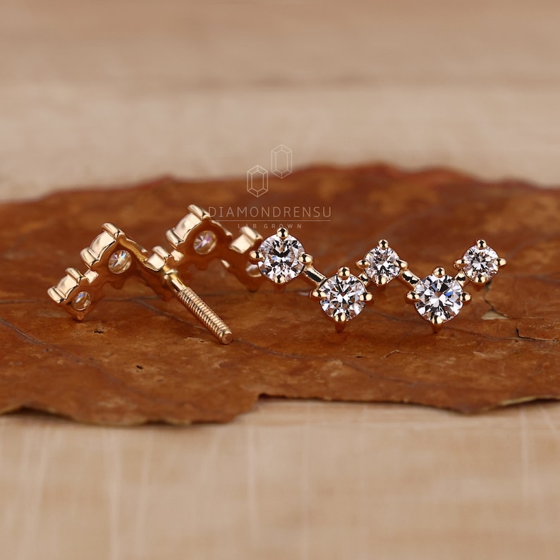 diamond wedding earrings
