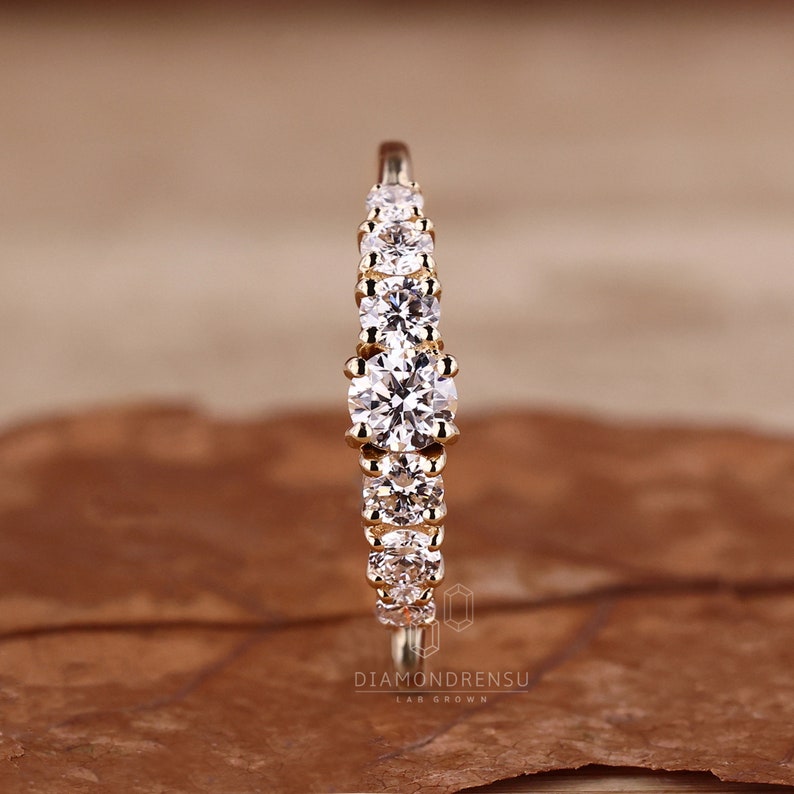 round diamond eternity band