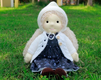 Waldorf Doll Handmade Rag Doll - Personalized Collectors Plush Doll Children's Day Gift for Kids with Exquisite Box