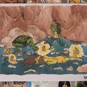 Goblin Cave Print