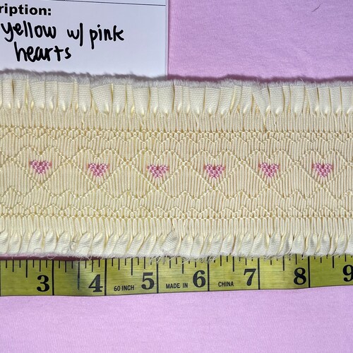 PRE Smocked Insert Sewing Supplies Smocking Etsy