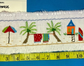 PRE SMOCKED Tema de playa Insertar, Suministros de costura, Smocking,